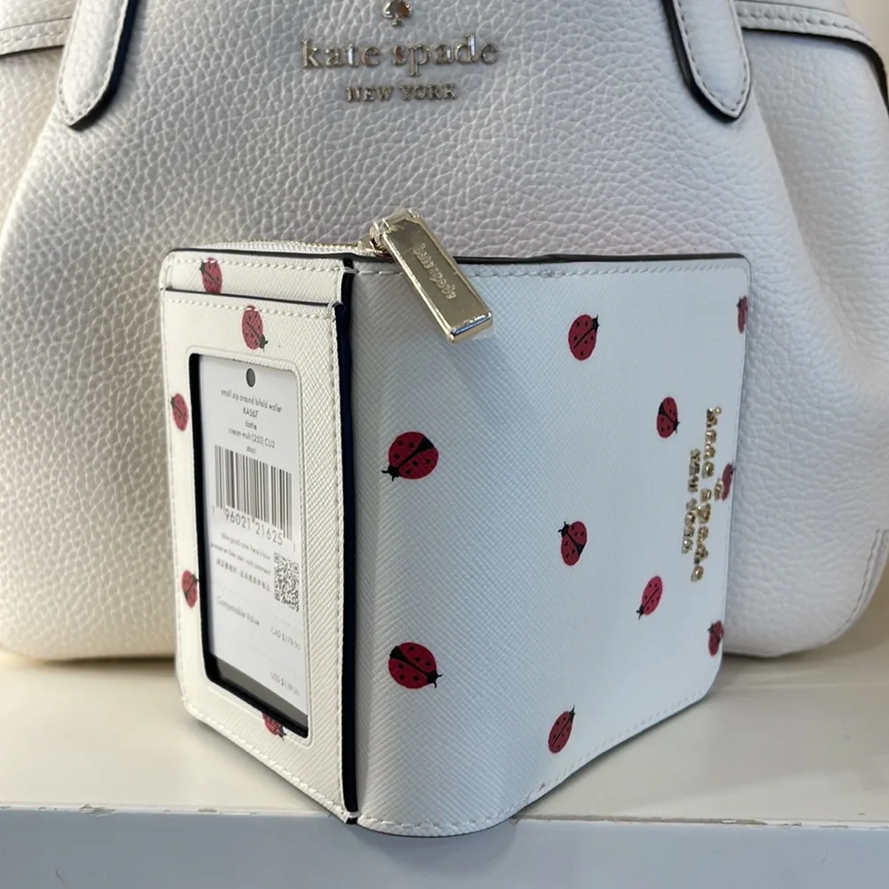 Kate Spade Staci Small Ladybug Zip Around Wallet
COLOR:
Cream Multi - Picture 12 of 16